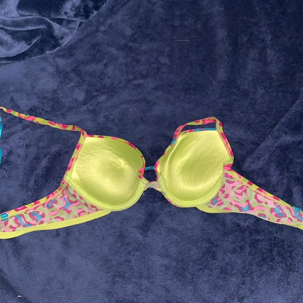 Colorful Patterned Bra - Picture 2 of 2